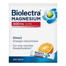 Biolectra Magnesium 400 mg ultra Direct Orange 100 St
