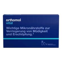 Abbildung: Orthomol Vital Trinkfläschchen / Kapseln Kombipack. 7 St, Kombipackung PZN 20182730 