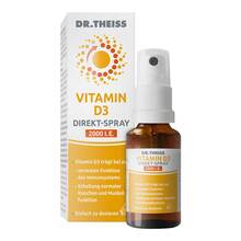 Abbildung: Dr. Theiss Vitamin D3 Direkt-Spray 2000 I.E. 20 ml, Spray PZN 20343630 