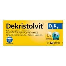 Abbildung: Dekristolvit D3K2 Tabletten 60 St, Tabletten PZN 20391936 