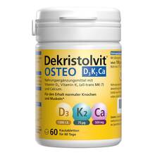 Abbildung: Dekristolvit Osteo D3K2Ca Kautabletten 60 St, Kautabletten PZN 20391965 