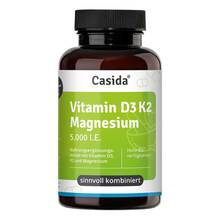 Abbildung: Vitamin D3 K2 Magnesium 5000 I.E. Kapseln 90 St, Kapseln PZN 20516912 