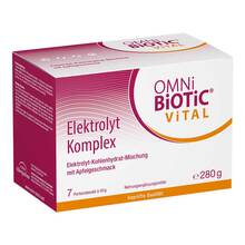 Abbildung: Omni Biotic Vital Elektrolyt Kompl.Apfel Pulver Sach. 7X40 g, Pulver PZN 20575501 