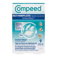 Abbildung: Compeed Multi-Wundpflaster Smartskin Mix 9 St, Pflaster PZN 20575547 