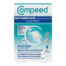 Abbildung: Compeed Multi-Wundpflaster Smartskin medium 9 St, Pflaster PZN 20575582 