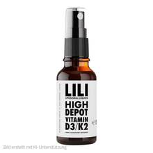 Abbildung: Vitamin D3 5000 I.E. K2 vegan liposomal Spray 20 ml, Spray PZN 20608301 