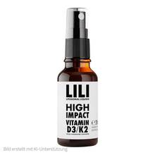 Abbildung: Vitamin D3 1000 I.E. K2 vegan liposomal Spray 20 ml, Spray PZN 20608353 