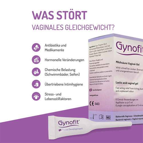 Gynofit Vaginal Gel a.Bas.v.Milchs&auml;ure + Glycoge - 3