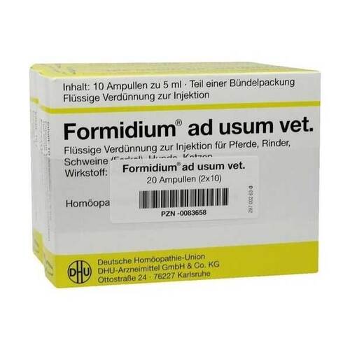 DHU Formidium ad usum vet. Injektionsl&ouml;sung - 1