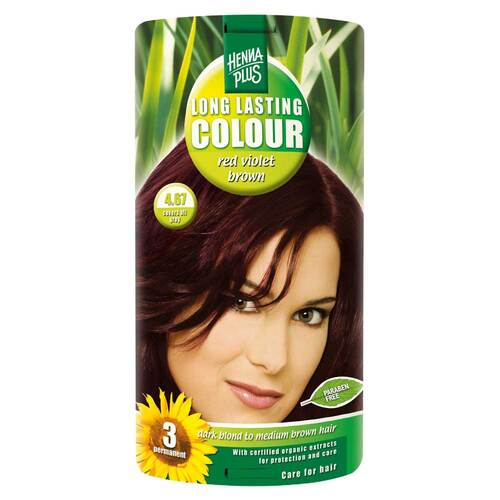 Hennaplus Long Lasting Red Violet Brown - 1