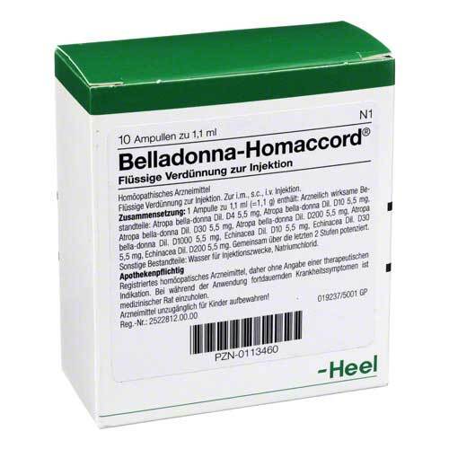 Belladonna Homaccord Ampullen - 1