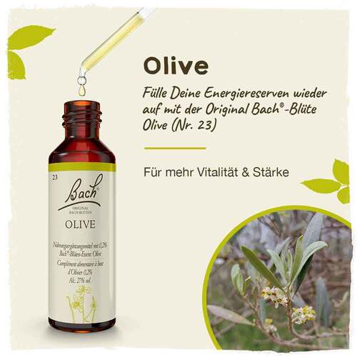 Bachbl&uuml;ten Nr. 23 Olive Tropfen - 2