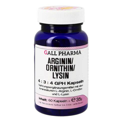 Arginin / Ornithin / Lysin 4:3:4 GPH Kapseln - 1