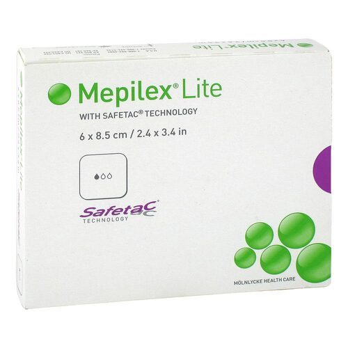 Mepilex Lite Schaumverband 6x8,5 cm steril - 1