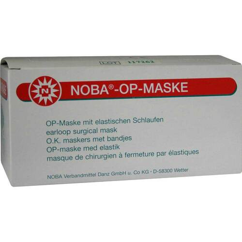 Noba OP Maske mit Gummib&auml;ndern - 1