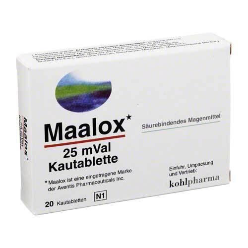 Maalox 25 Mval Kautabletten - 1