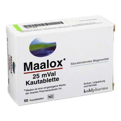 Maalox 25 Mval Kautabletten - 1