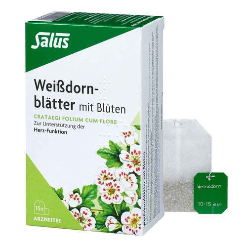 Weissdornbl&auml;tter mit Bl&uuml;ten Arzneitee Salus - 1
