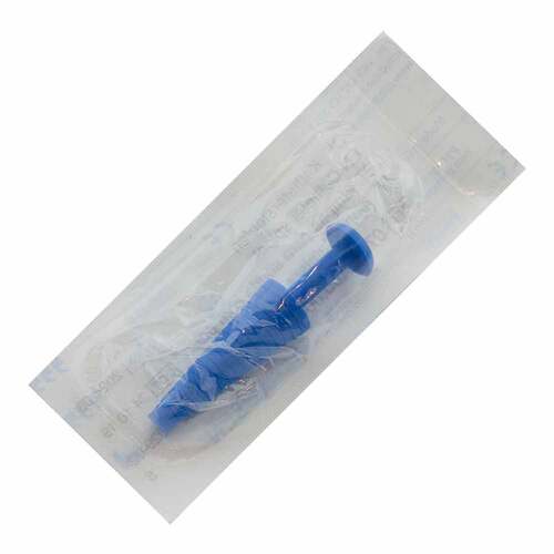 Katheter St&ouml;psel steril blau - 2