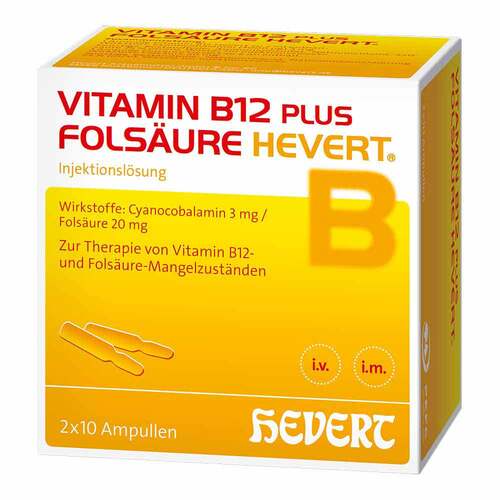 Vitamin B12 plus Fols&auml;ure Hevert - 1