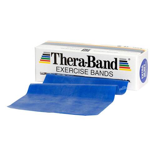 Thera Band &Uuml;bungsband 5,5m blau extra stark - 1