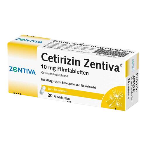 Cetirizin Zentiva 10 mg Filmtabletten - 1