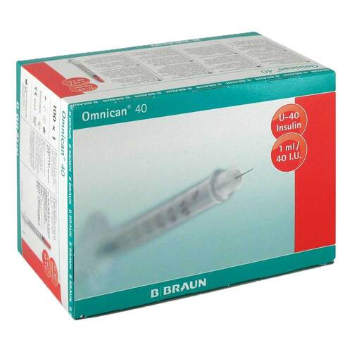 Omnican 40 1,0ml Ins.Spr.U-4 - 1