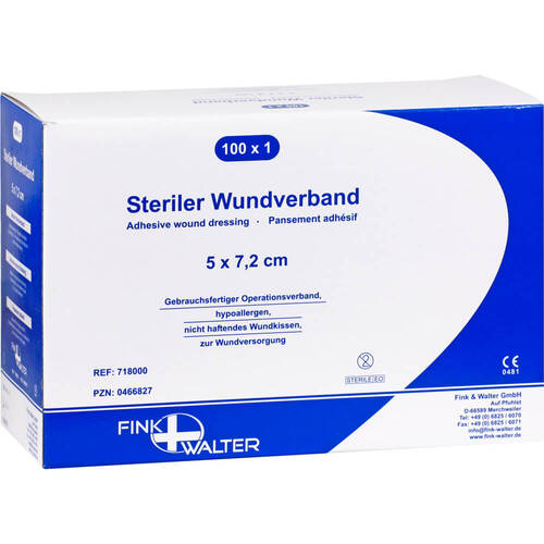 Wundverband steril 5cmx7,2cm - 1