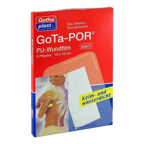 Gota-Por PU Wundfilm 15x10 cm steril Pflaster - 1