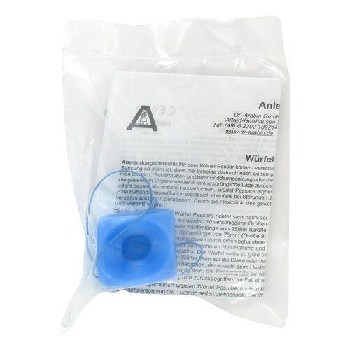 Arabin W&uuml;rfel Pessar perf.Gr&ouml;&szlig;e 1 / 29mm - 1