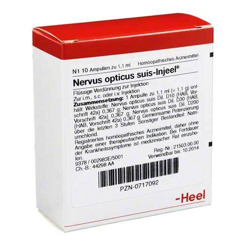 Nervus Opticus suis Injeel Ampullen - 1