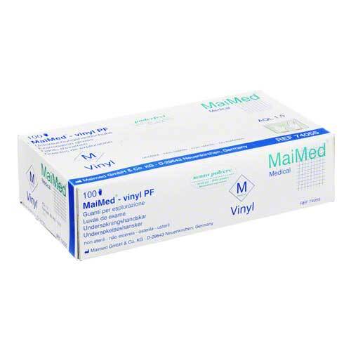 Maimed Handschuhe Vinyl puderfrei unsteril mittel - 1