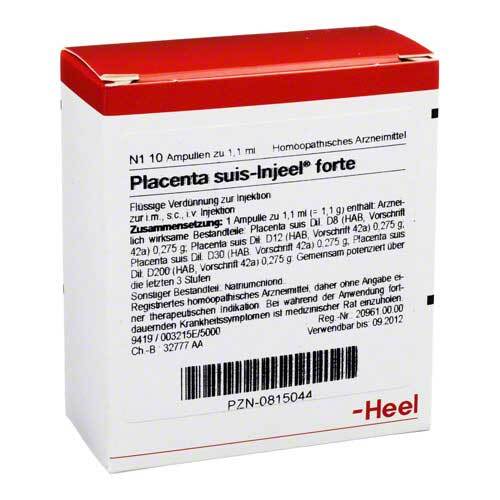 Placenta Suis Injeel forte Ampullen - 1