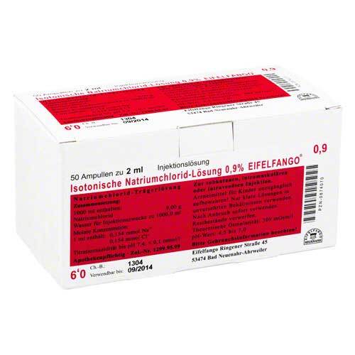 Isotonische Nacl L&ouml;sung 0,9% Eifelfango Injektionsl&ouml;sung - 1