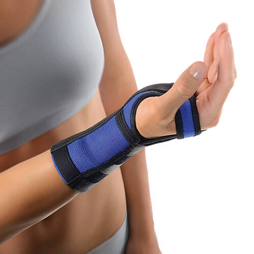 Bort Handgelenkst&uuml;tze mit Aluschiene links x-small blau - 1