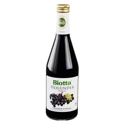 Biotta Holunder Direktsaft mit Teeausz. + Agavendicks. - 1