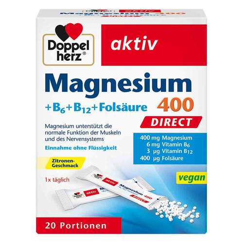 Doppelherz Magnesium+B-Vitamine direct Pellets - 1