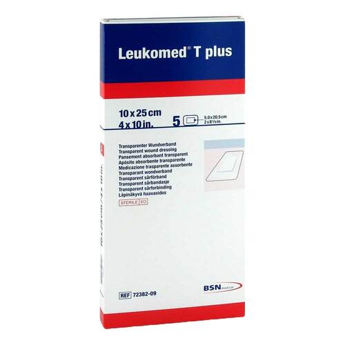 Leukomed transp. plus sterile Pflaster 10x25 cm - 1