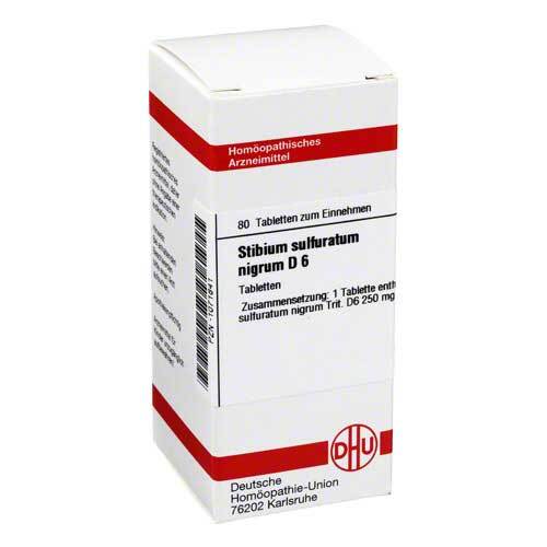 DHU Stibium sulfuratum nigrum D 6 Tabletten - 1