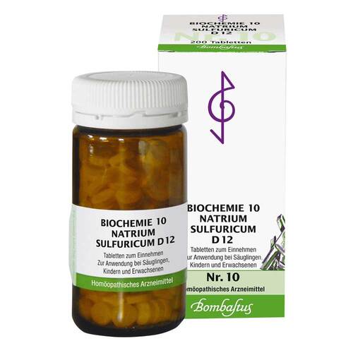 Biochemie 10 Natrium sulfuricum D 12 Tabletten - 1