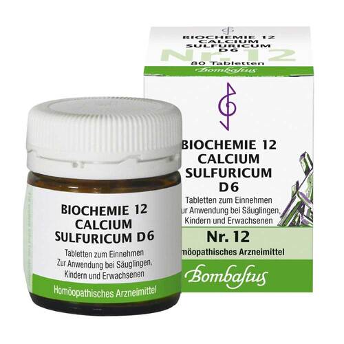 Biochemie 12 Calcium sulfuricum D 6 Tabletten - 1