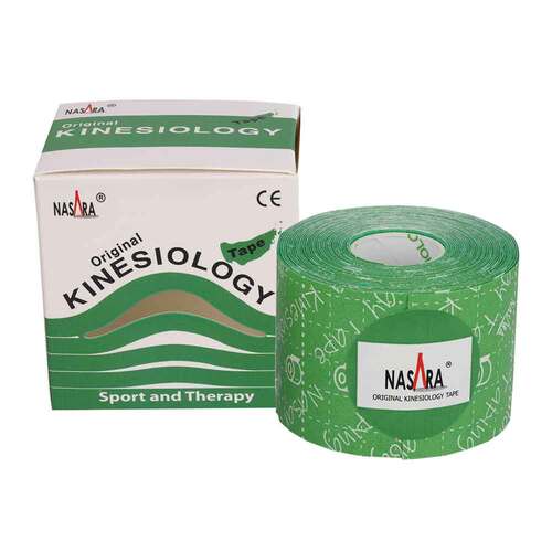 Kinesiotape Nasara 5cmx5m gr&uuml;n - 1