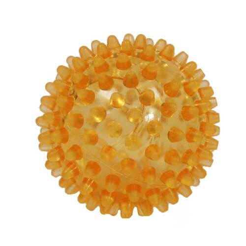 Igelball 6cm orange transpar - 1