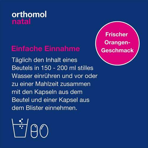 Orthomol Natal 30 Beutel Granulat / Kapseln Kombipackung - 4