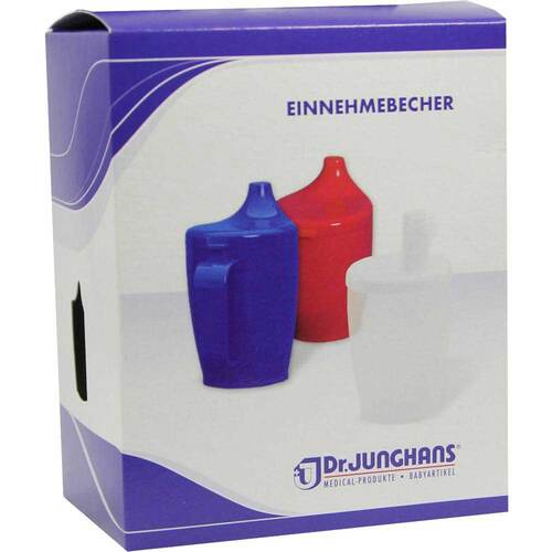 Einnehmebecher mit 2 Gri + DE 4mm milchig - 1