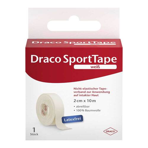 Dracotapeverband 10mx2cm wei&szlig; - 1