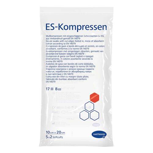 ES-Kompressen steril 10x20 cm 8fach - 1