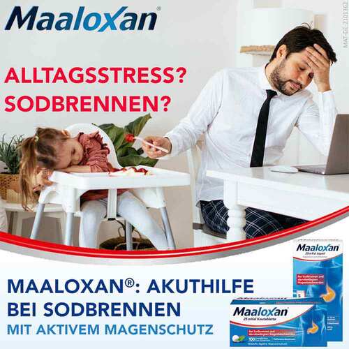 Maaloxan® Kautabletten bei Sodbrennen &amp; Magenschmerzen - 3