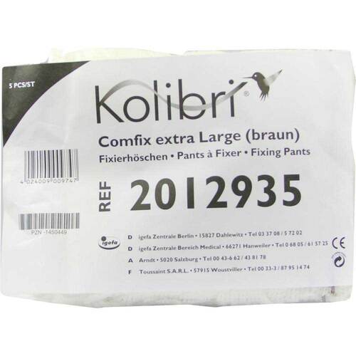 Kolibri comfix extra Fixierhosen large braun - 1