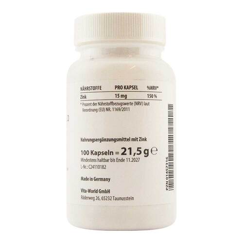 Zink 15 mg Zinkgluconat Kapseln - 3